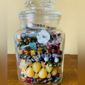 Glass Jewelry Jar!